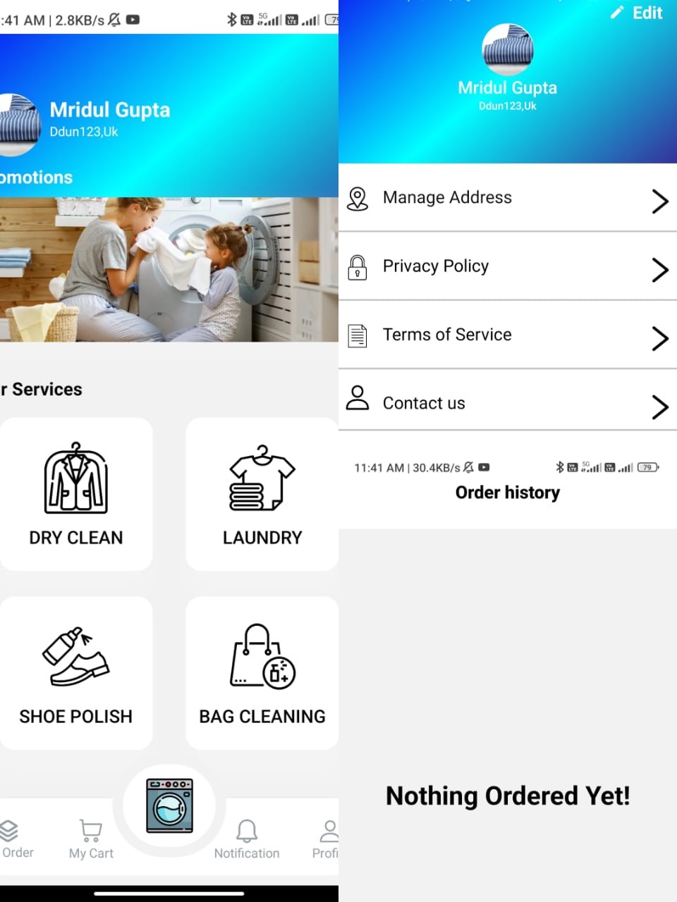 business landing page